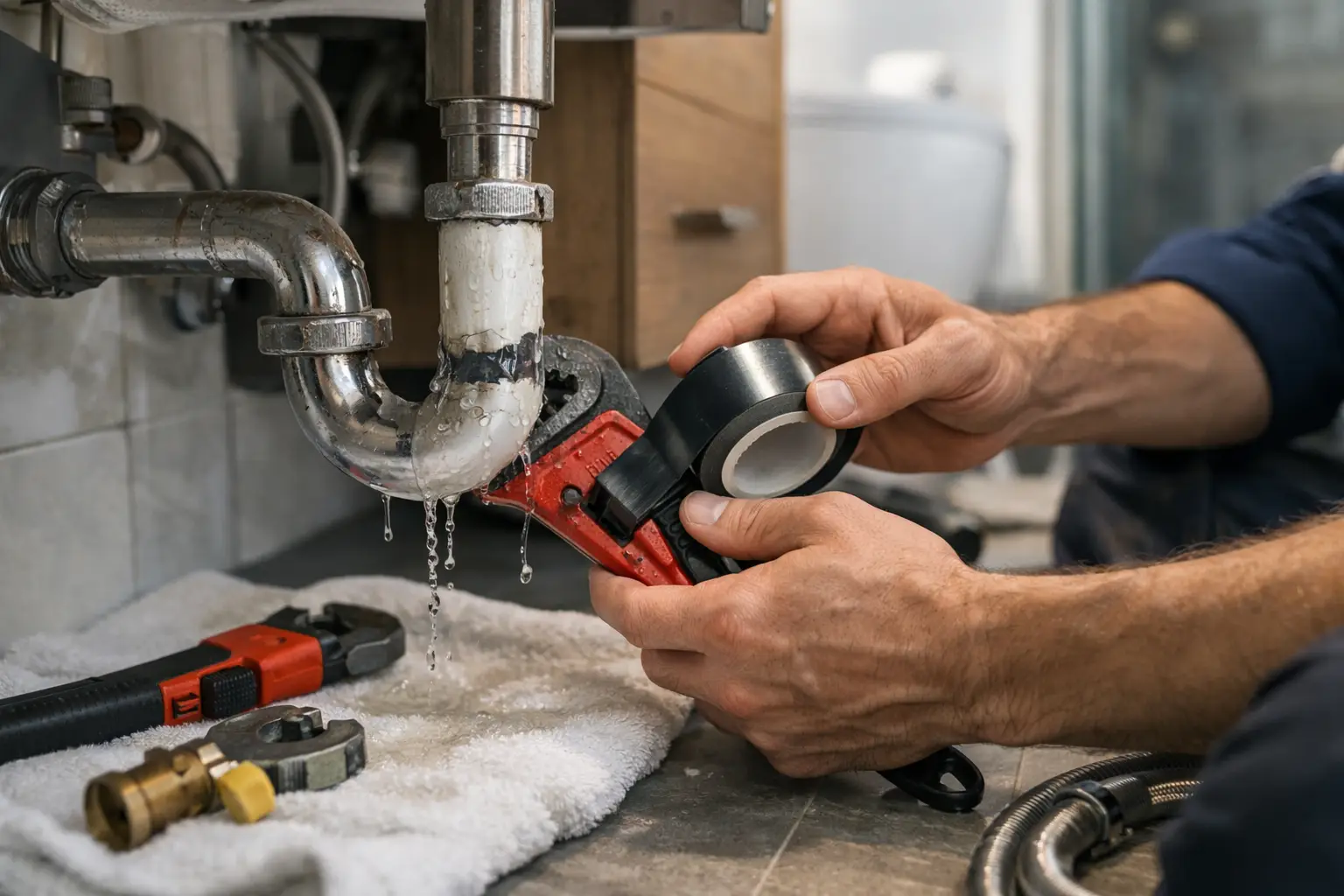 How to Fix a Broken Bathroom Pipe Without More Damage