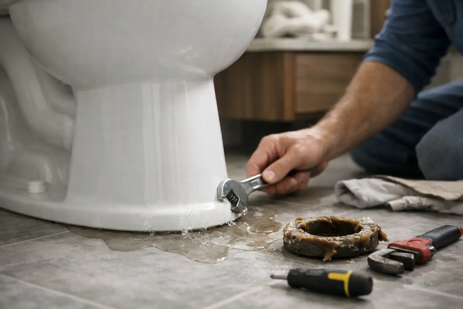 What Causes Toilet Base Leaks?